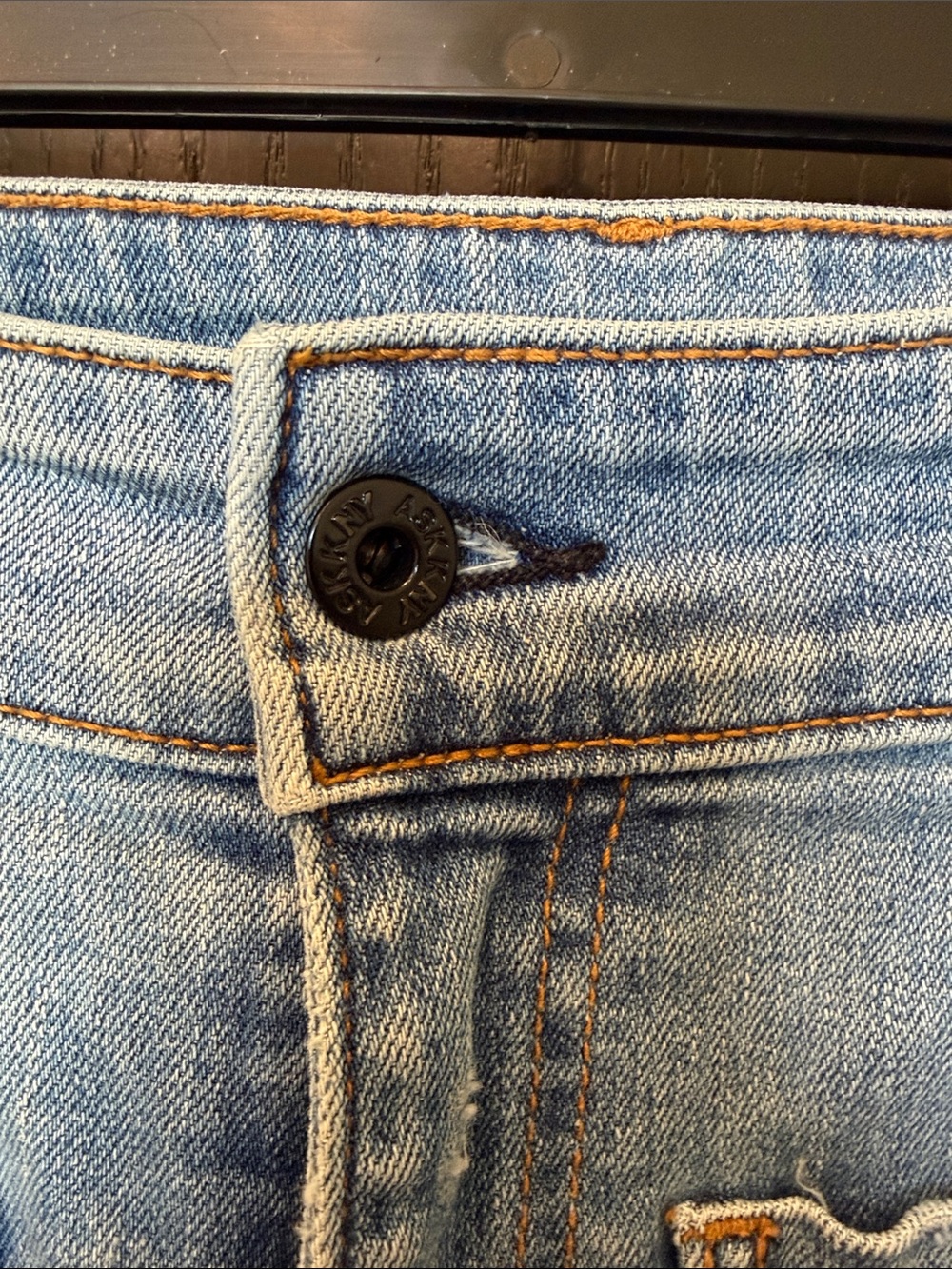 ASKK NY Light Blue Wide leg Jeans. Size 29. - Picture 3 of 7